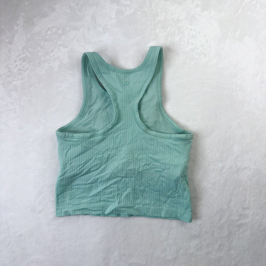 Size 6 Wild Mint Ebb to Street Cropped Tank