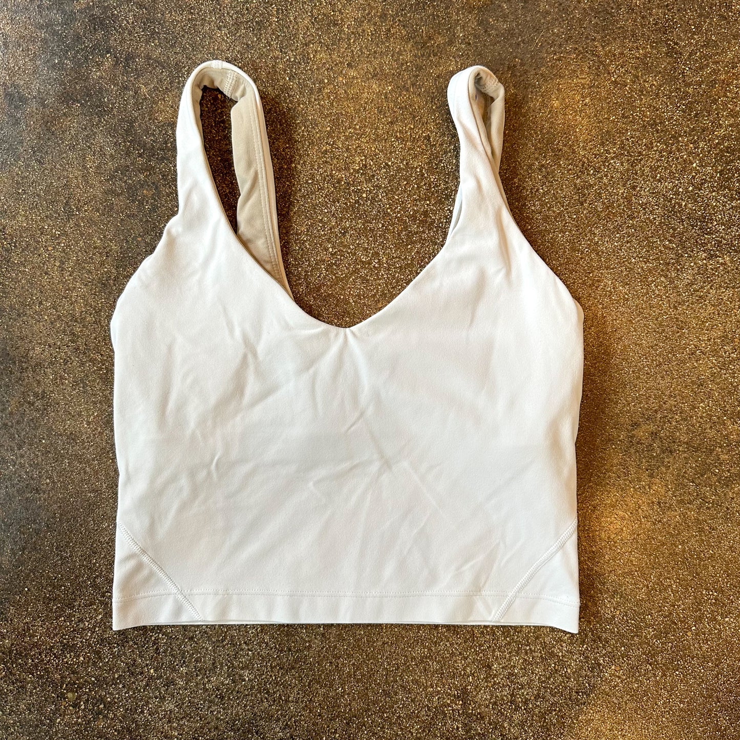 Size 4 White Align Tank