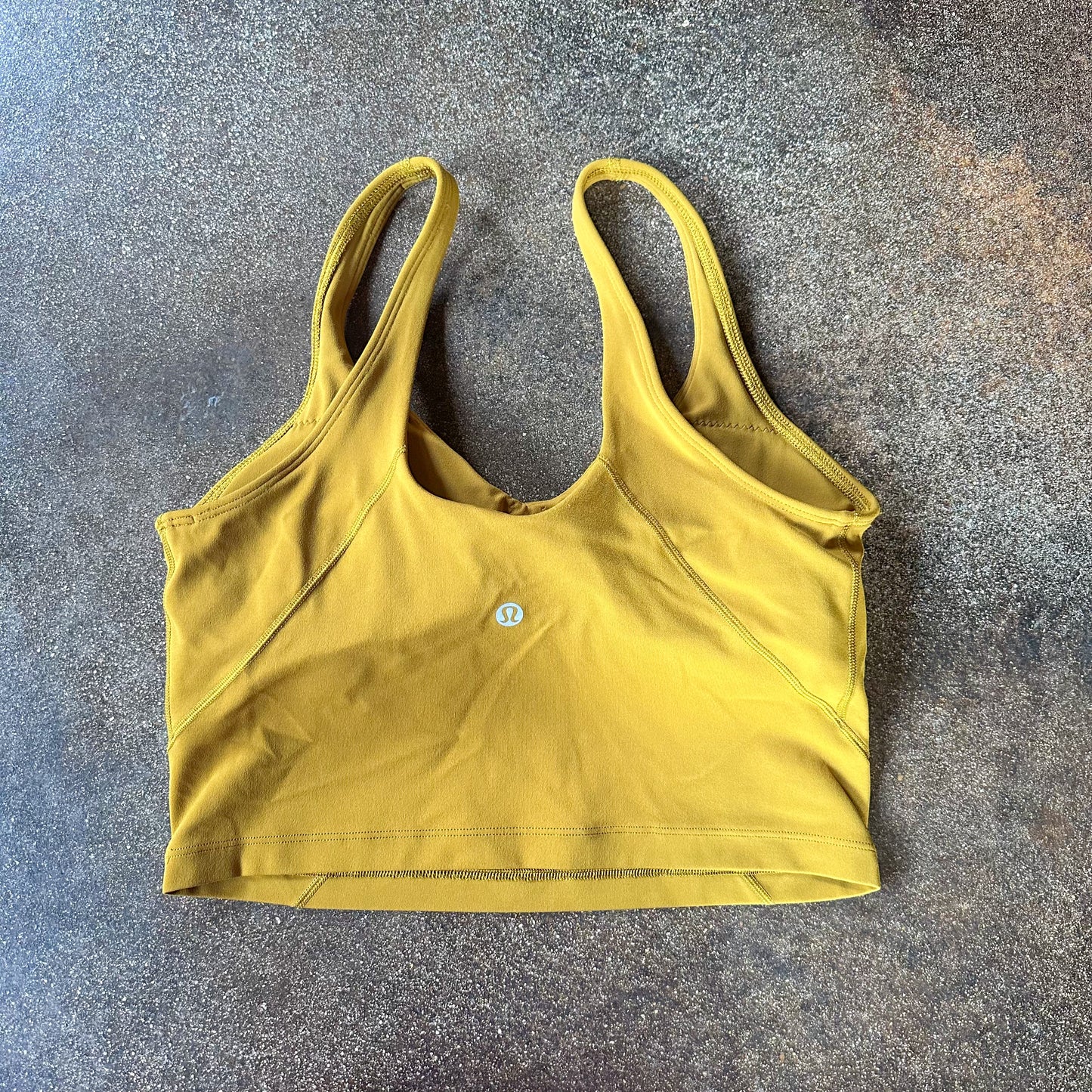 Size 8 Gold Spice Align Tank