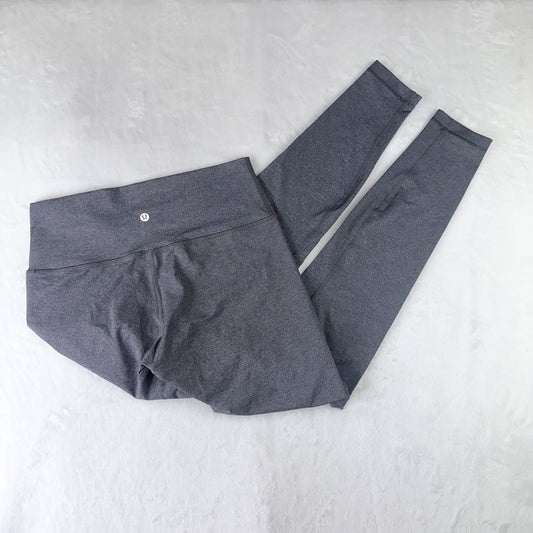 Size 10 Heathered Black Wunder Under Legging 28”