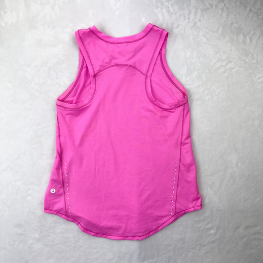 Size 6 Pow Pink Light High Neck Running & Training Tank