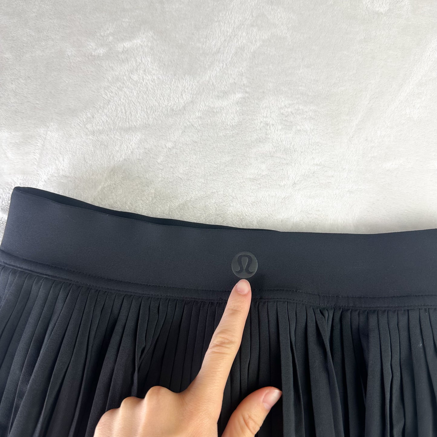 Size 4 Varsity High-Rise Pleated Tennis Skirt