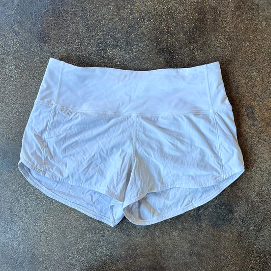 Size 6 White Speed Up Short HIGHRISE 2.5”