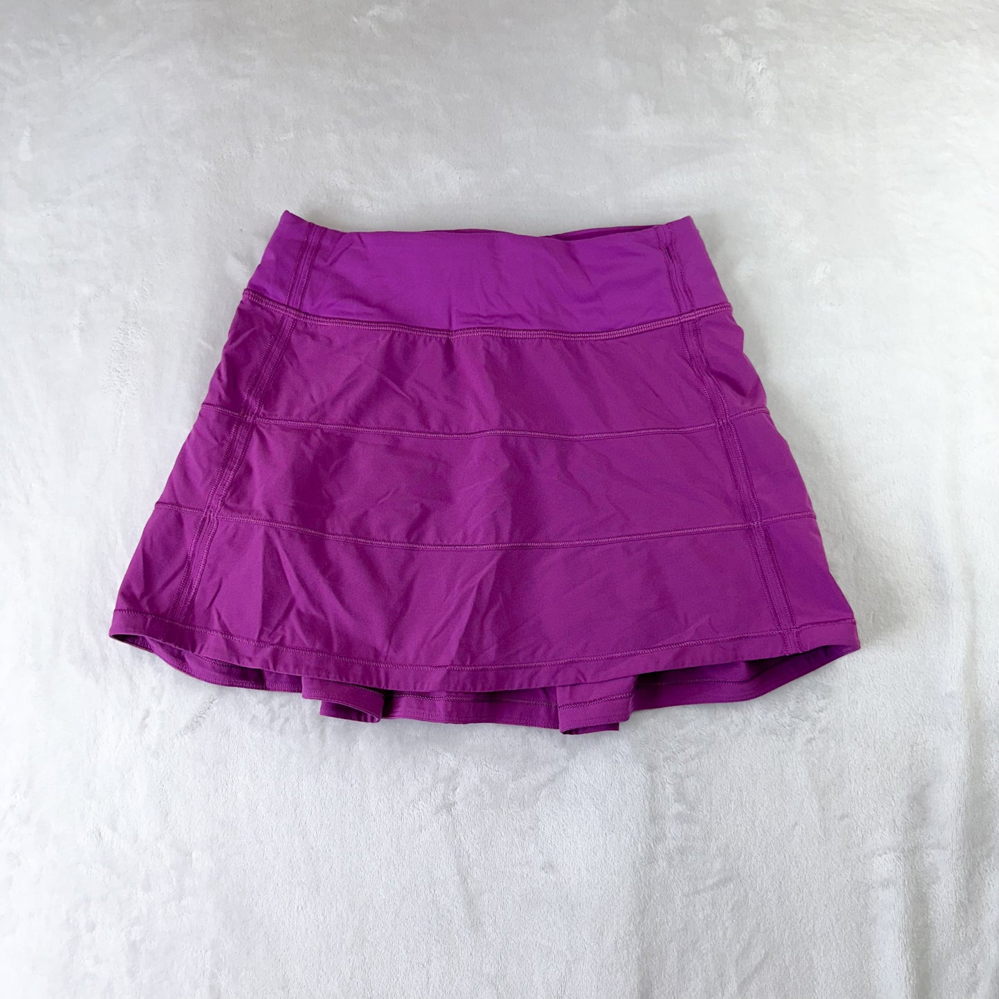 Size 0 Vivid Plum Pace Rival Mid-Rise Skirt