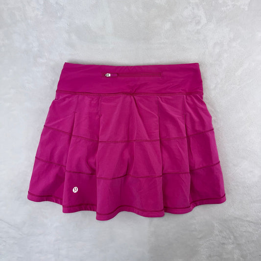 Size 2 Sonic Pink Pace Rival Mid Rise Skirt