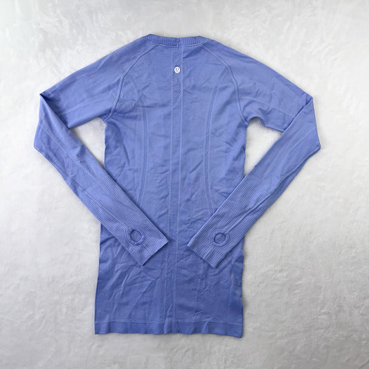 Size 4 Hydrangea Blue Swifly Long Sleeve