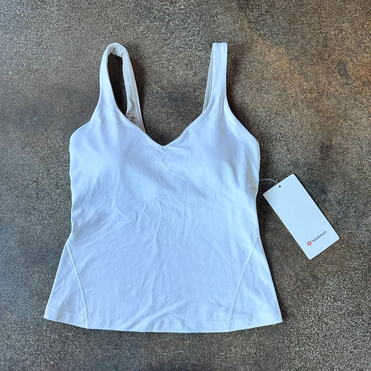 Size 4 White BNWT Align Waist-Length Tank