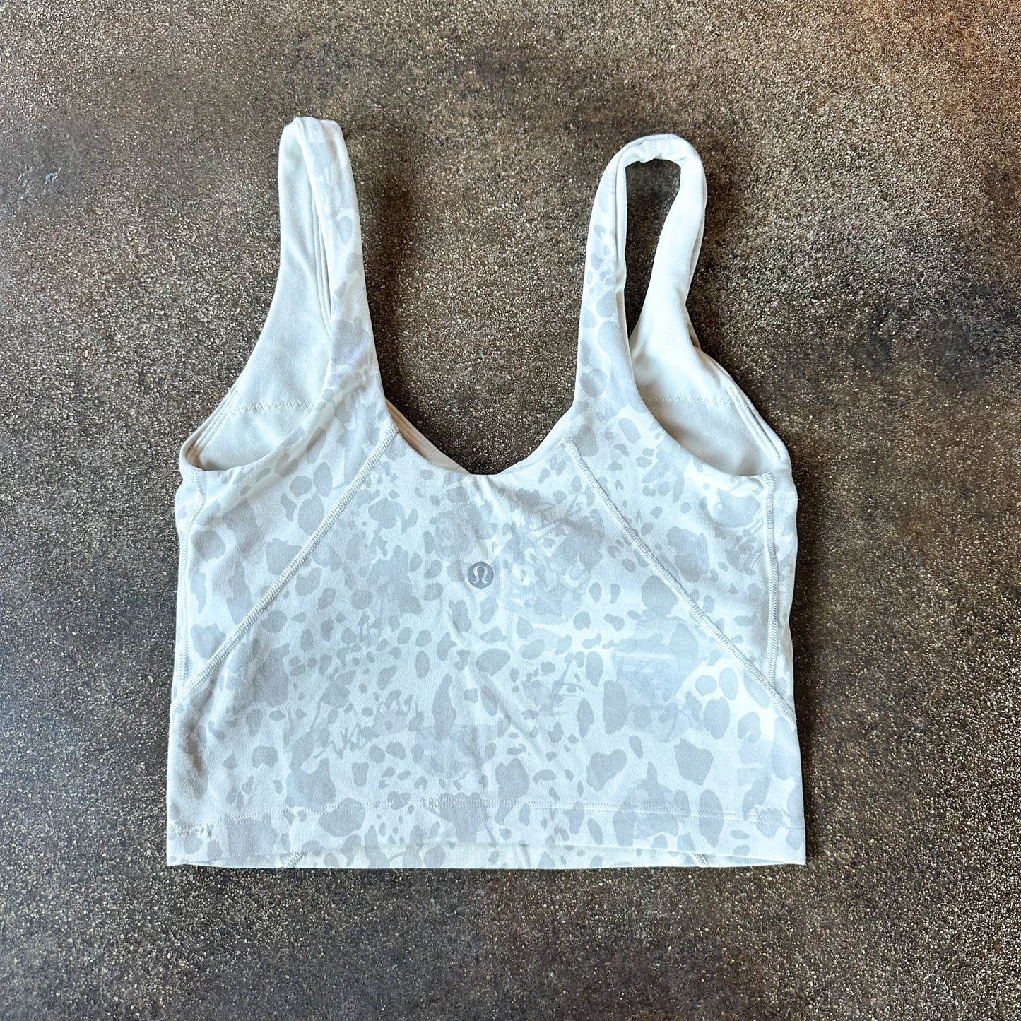 Size 2 Cheetah Camo Antique White Multi Align Tank