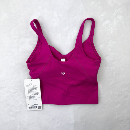 Size 2 Ripened Raspberry BNWT Align Tank