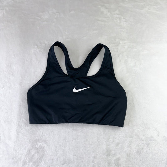 Size M Black Nike Swoosh Sports Bra