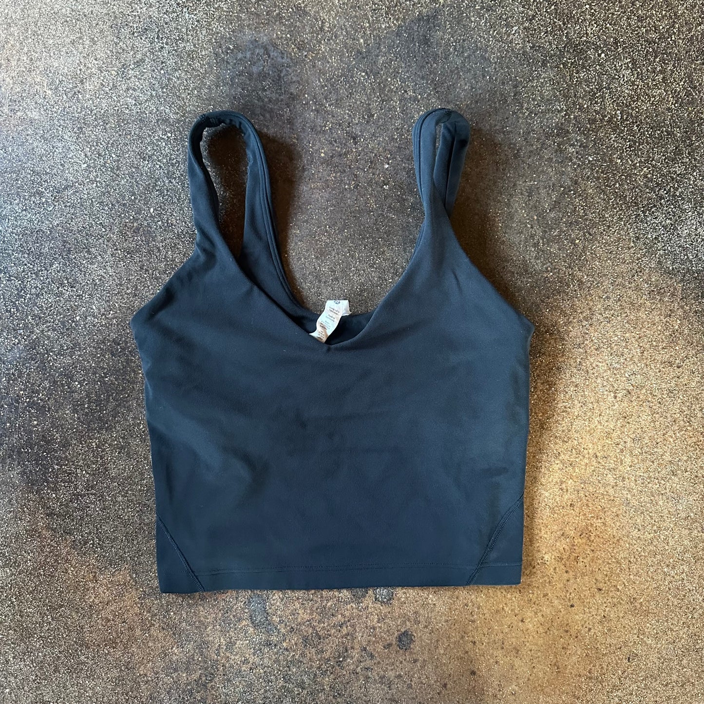 Size 4 Black Align Tank