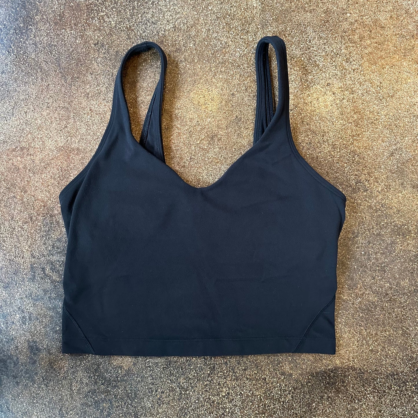 Size 4 Black Align Tank