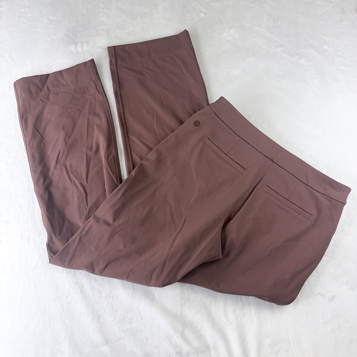 Size M Dark Oxide Mid-Rise Straight-Leg Trouser