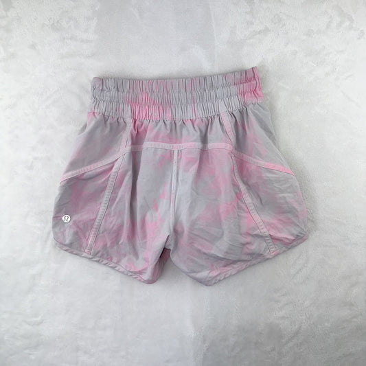 Size 4 Diamond Dye White Miami Pink Tracker Short 4”
