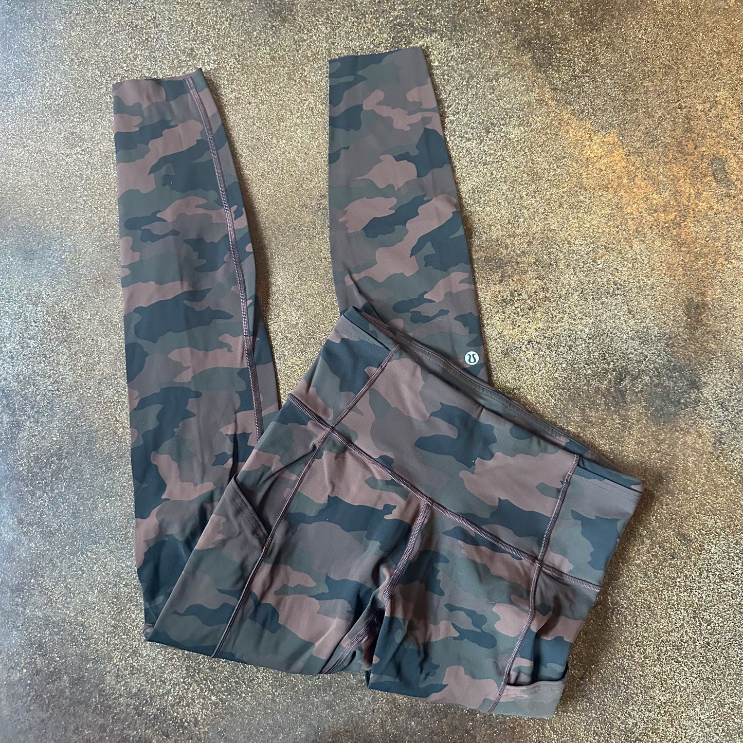 Size 6 Heritage 365 Camo Brown Earth Multi Fast & Free Legging 28”