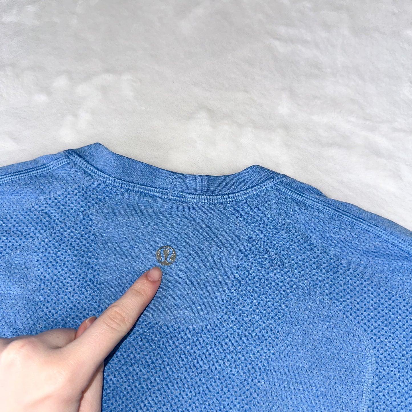 Size M Sky Blue Training Short Sleeve