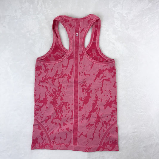 Size 6 Heathered Bon Bon Swifly Racerback