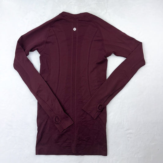 Size 4 Garnet Swifly Long Sleeve