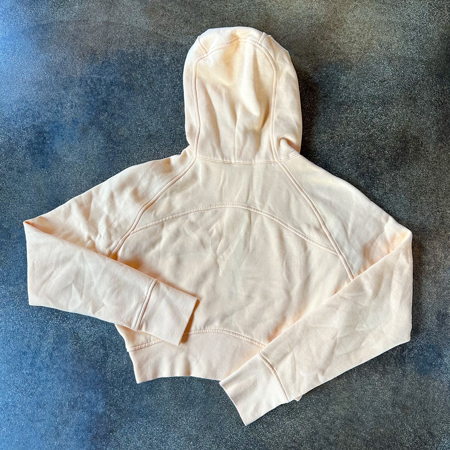 Size 4 Summer Glow Scuba Full-Zip Cropped Hoodie