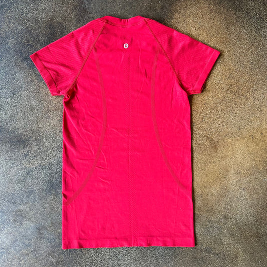 Size 4 Dark Red Swifly Short Sleeve