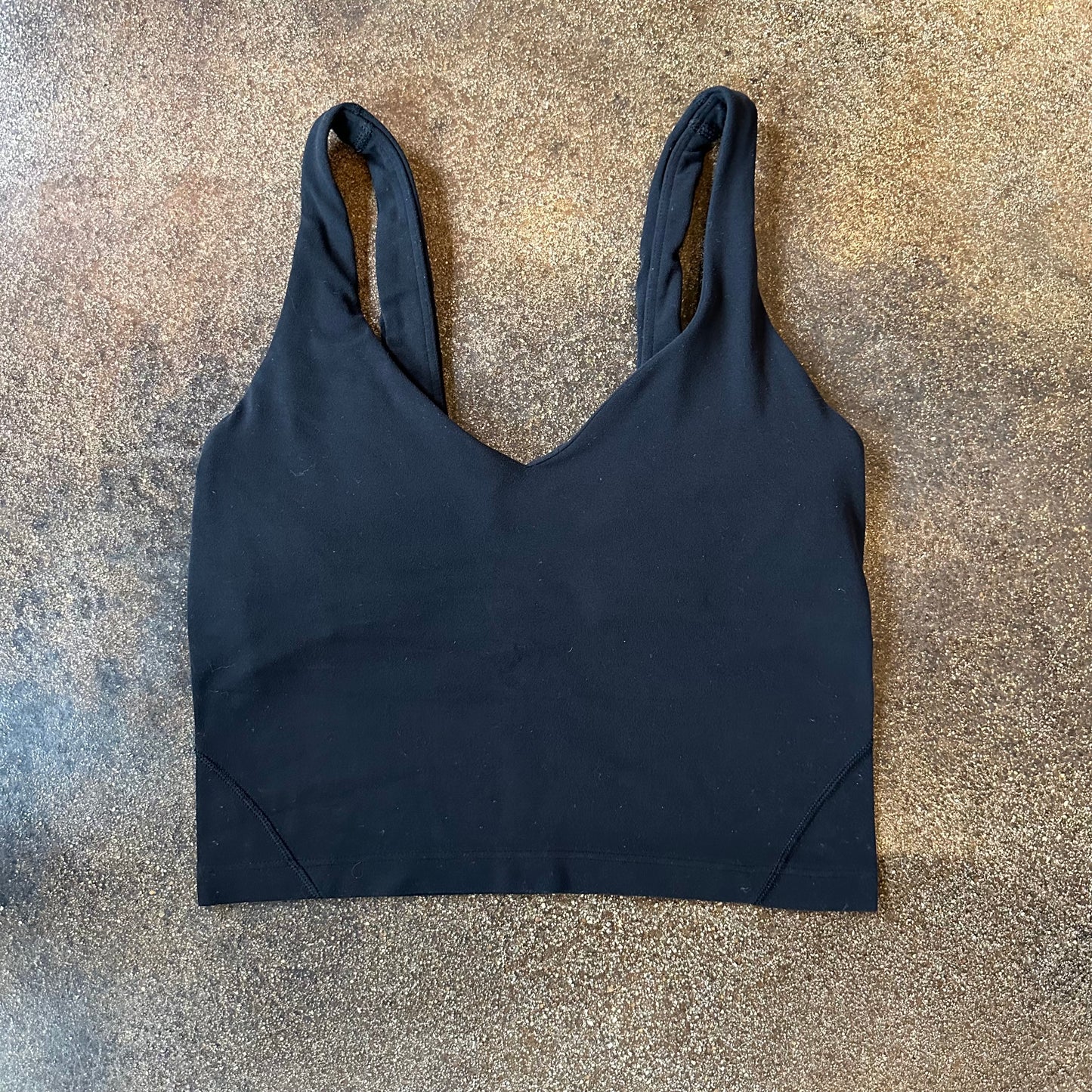 Size 4 Black Align Tank