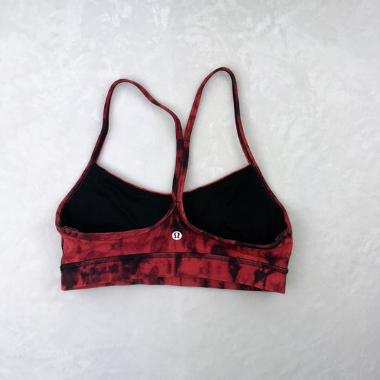Size 6 Game Day Red Black Multi Flow Y Bra
