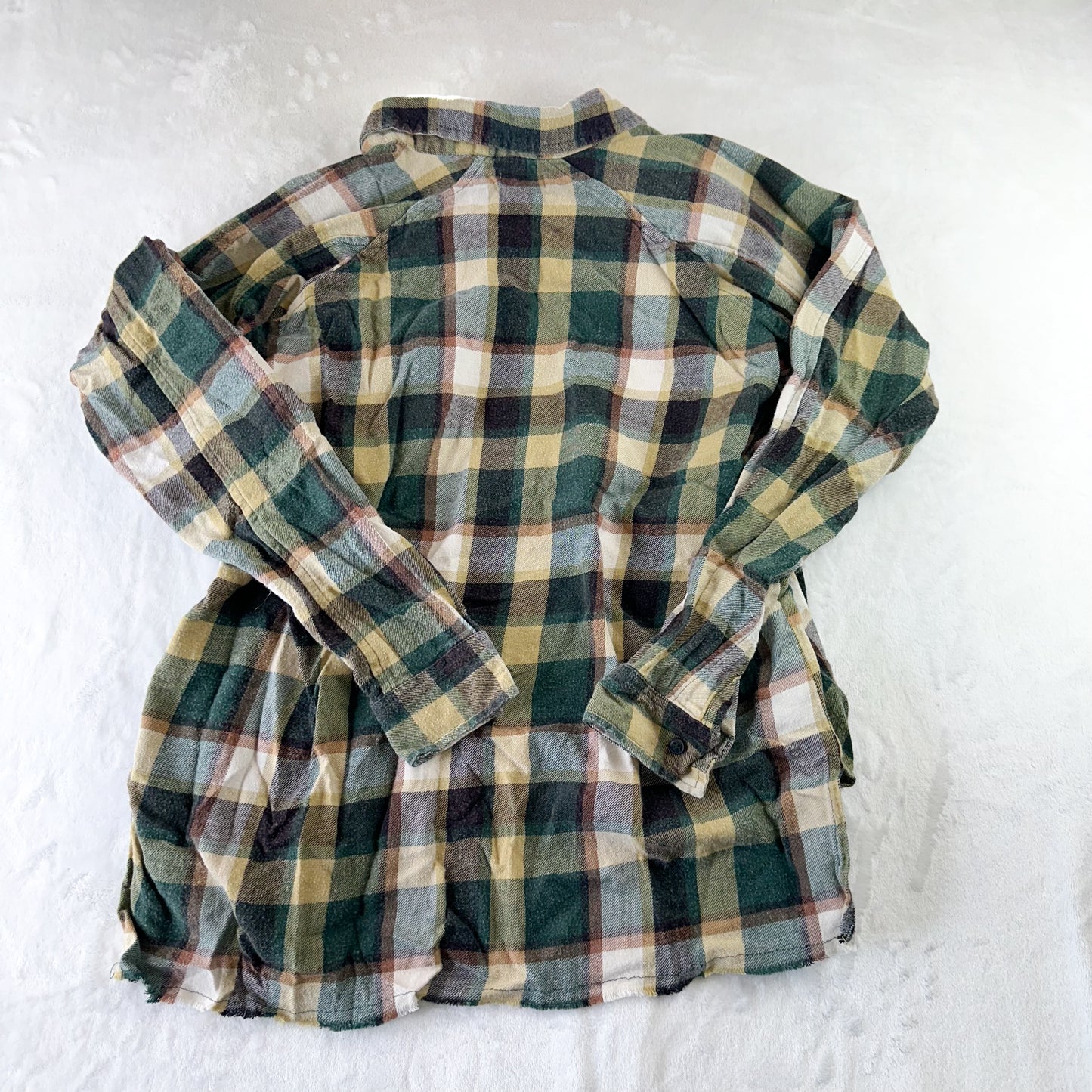 Size XS Earth Tones Buckle Flannel