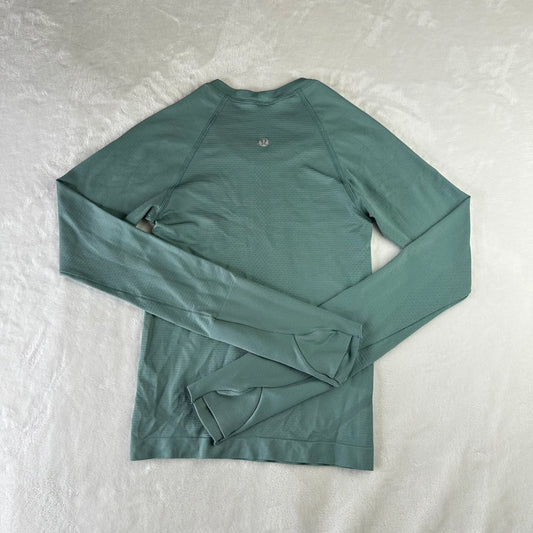 Size 0 Tidewater Teal Swifly Long Sleeve 2.0