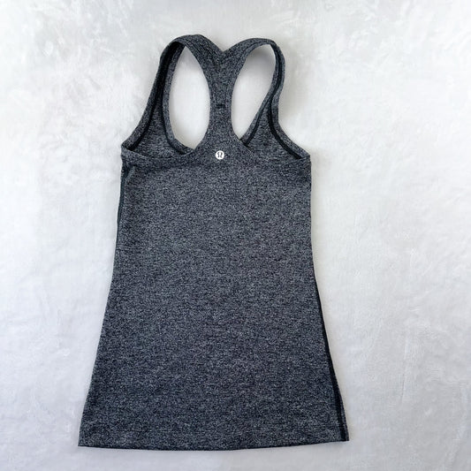 Size 2 Heathered Black Cool Racerback