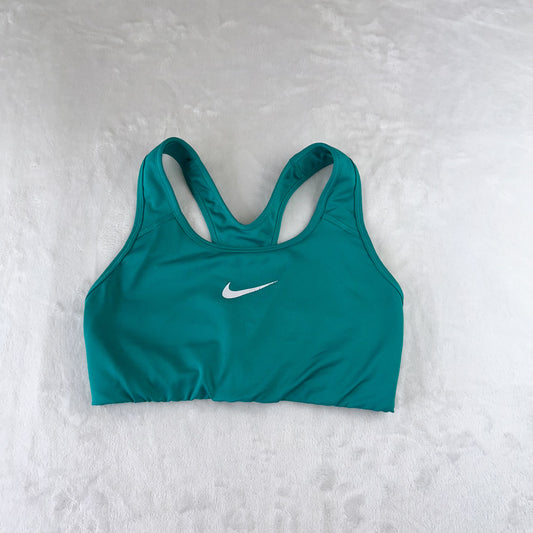 Size M Teal Nike Swoosh Sports Bra