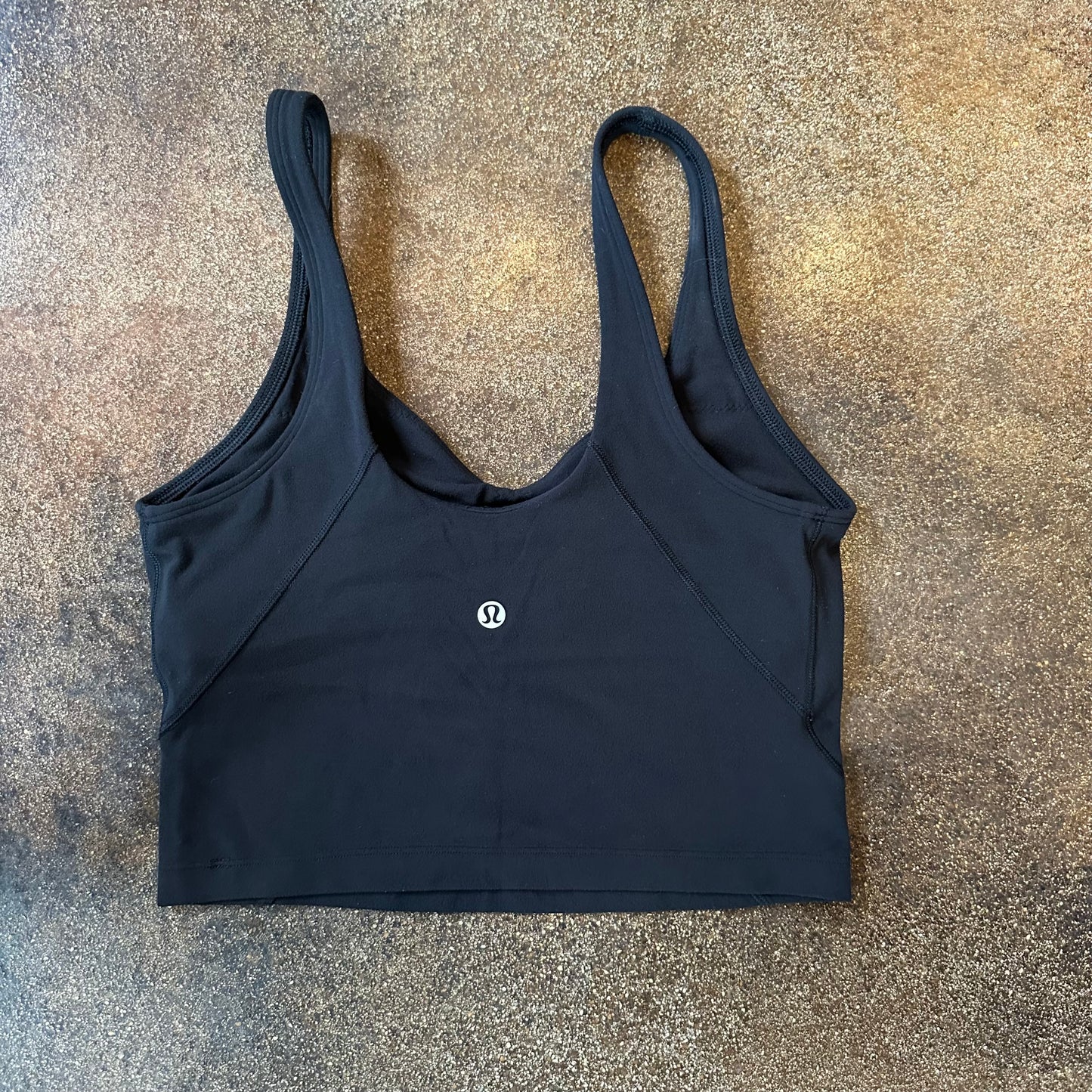 Size 4 Black Align Tank