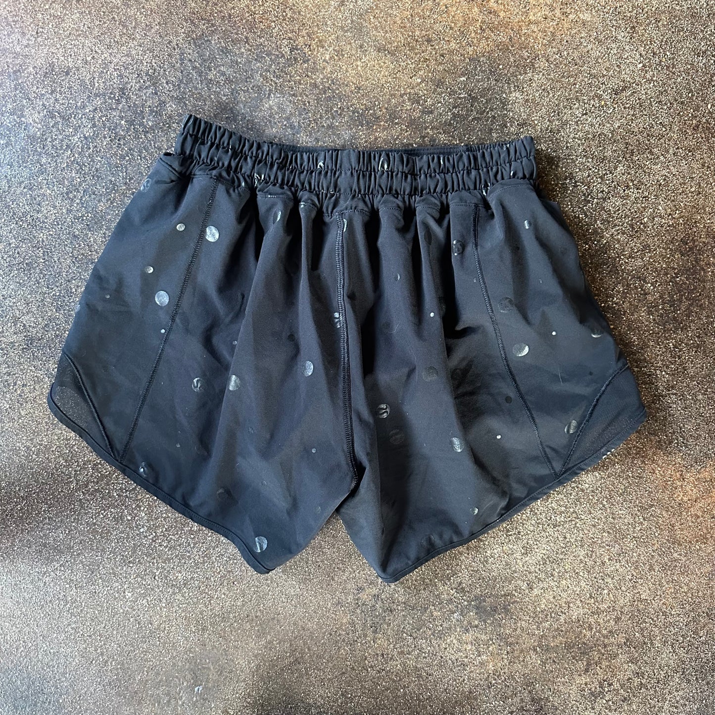 Size 4 Poco Logo Foil Black Hotty Hot Short 4”