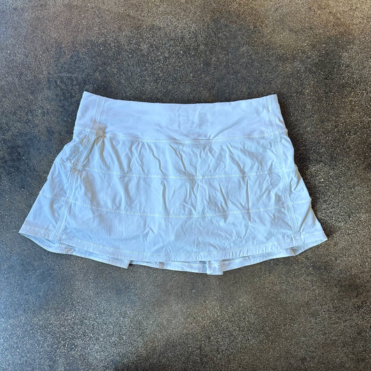 Size 6 White Pace Rival Skirt 13”