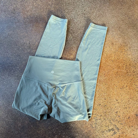 Size 4 Grey Sage Align Legging 25”