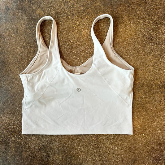 Size 6 White Align Tank