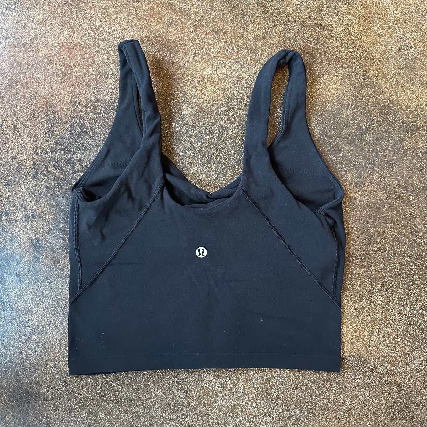 Size 4 Black Align Tank