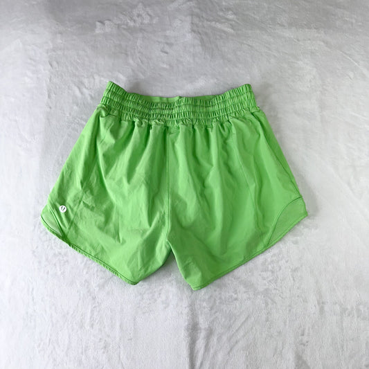 Size 6 Scream Green Light Hotty Hot HIGH-RISE Short 4”