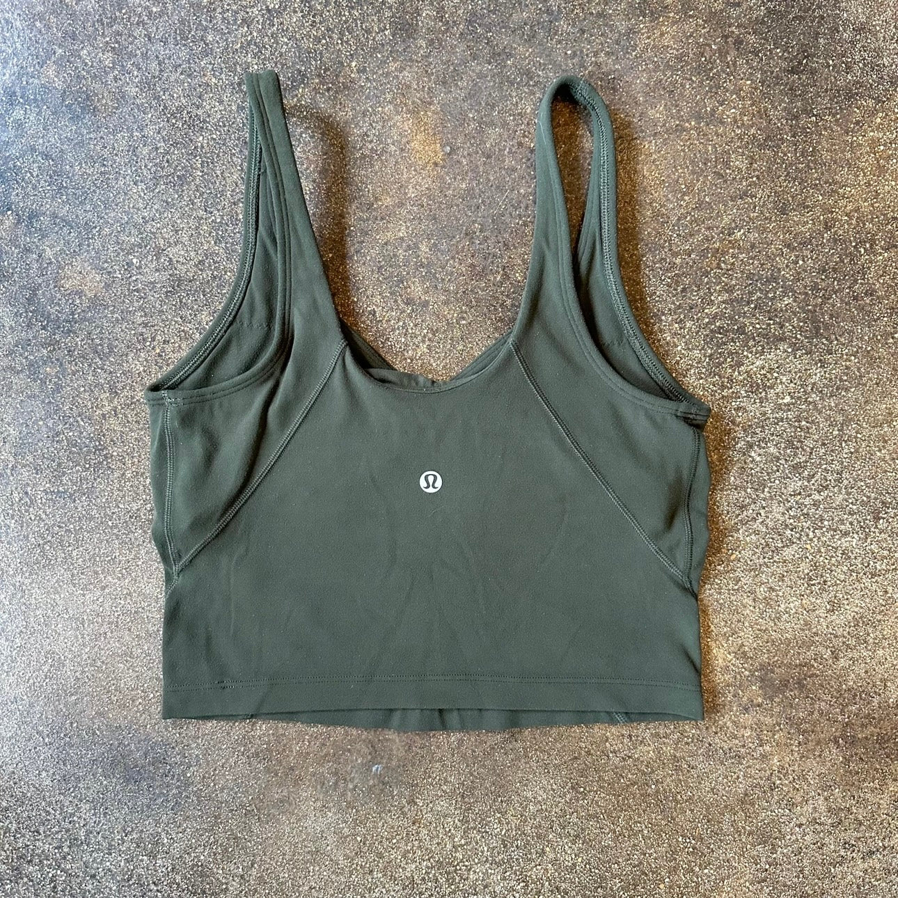 Size 4 Dark Olive Align Tank *Flaw