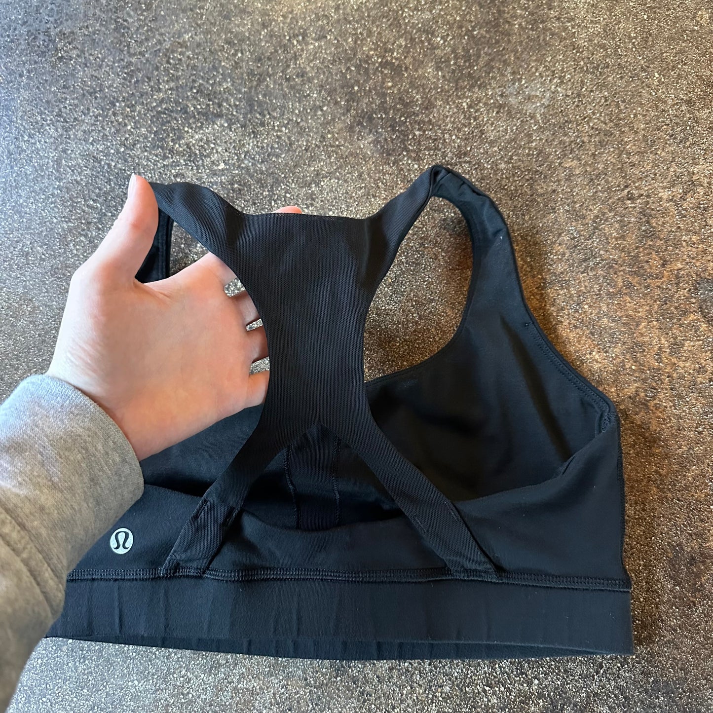 Size 6 Black Sports Bra