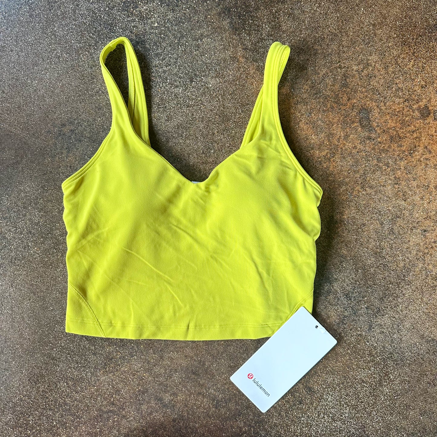 Size 6 Yellow Serpentine BNWT Align Tank