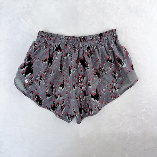 Size 6 Floral Flux Multi/Raceway Grey Hotty Hot Short 2.5”