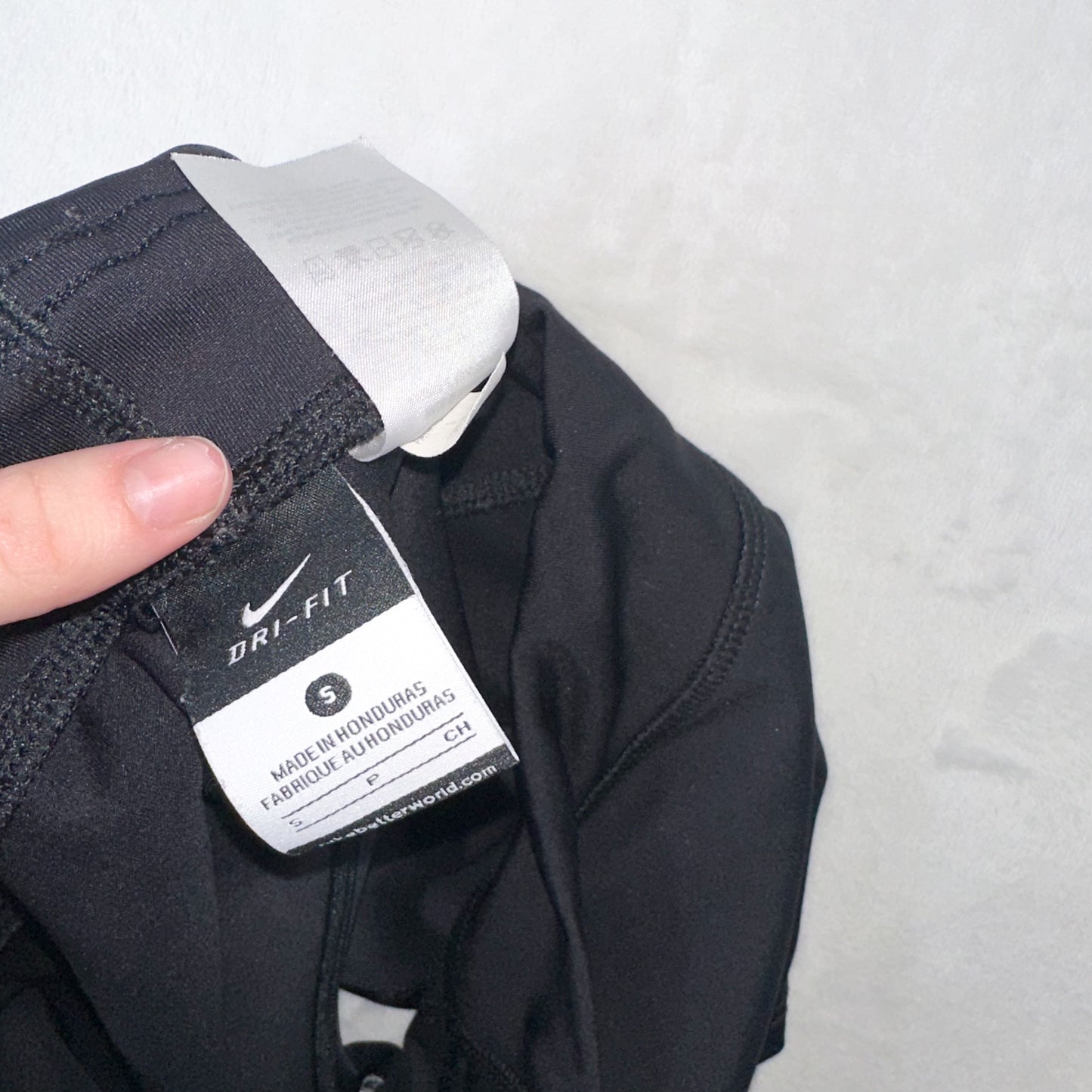 Size S Black Nike Low-Rose Dri Fit Short