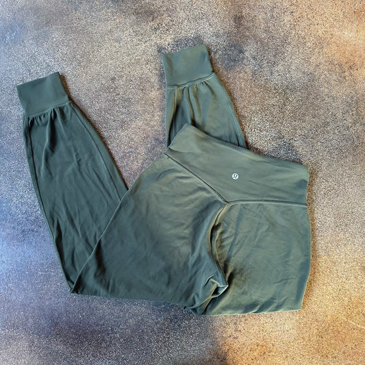 Size 4 Dark Olive Align Jogger 28”