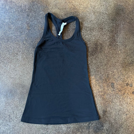 Size 2 Black Cool Racerback