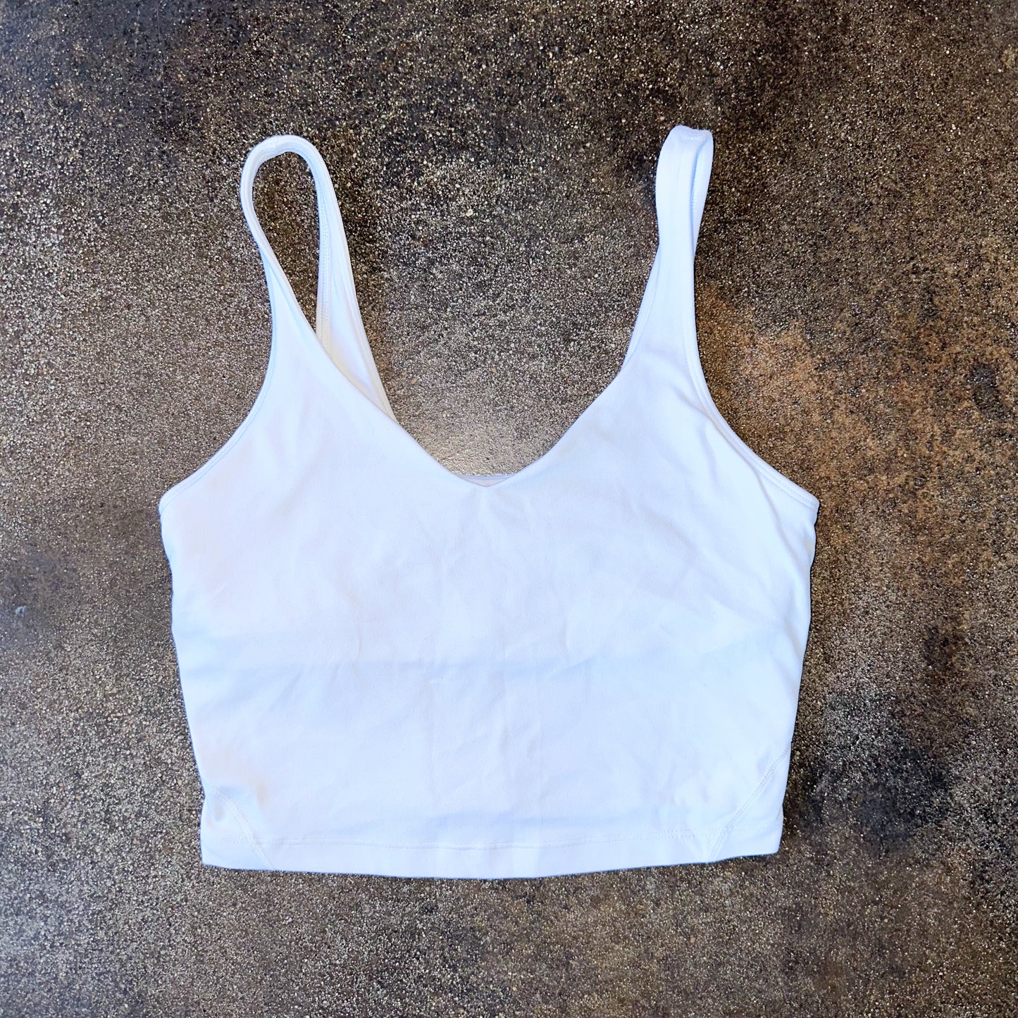 Size 6 White Align Tank