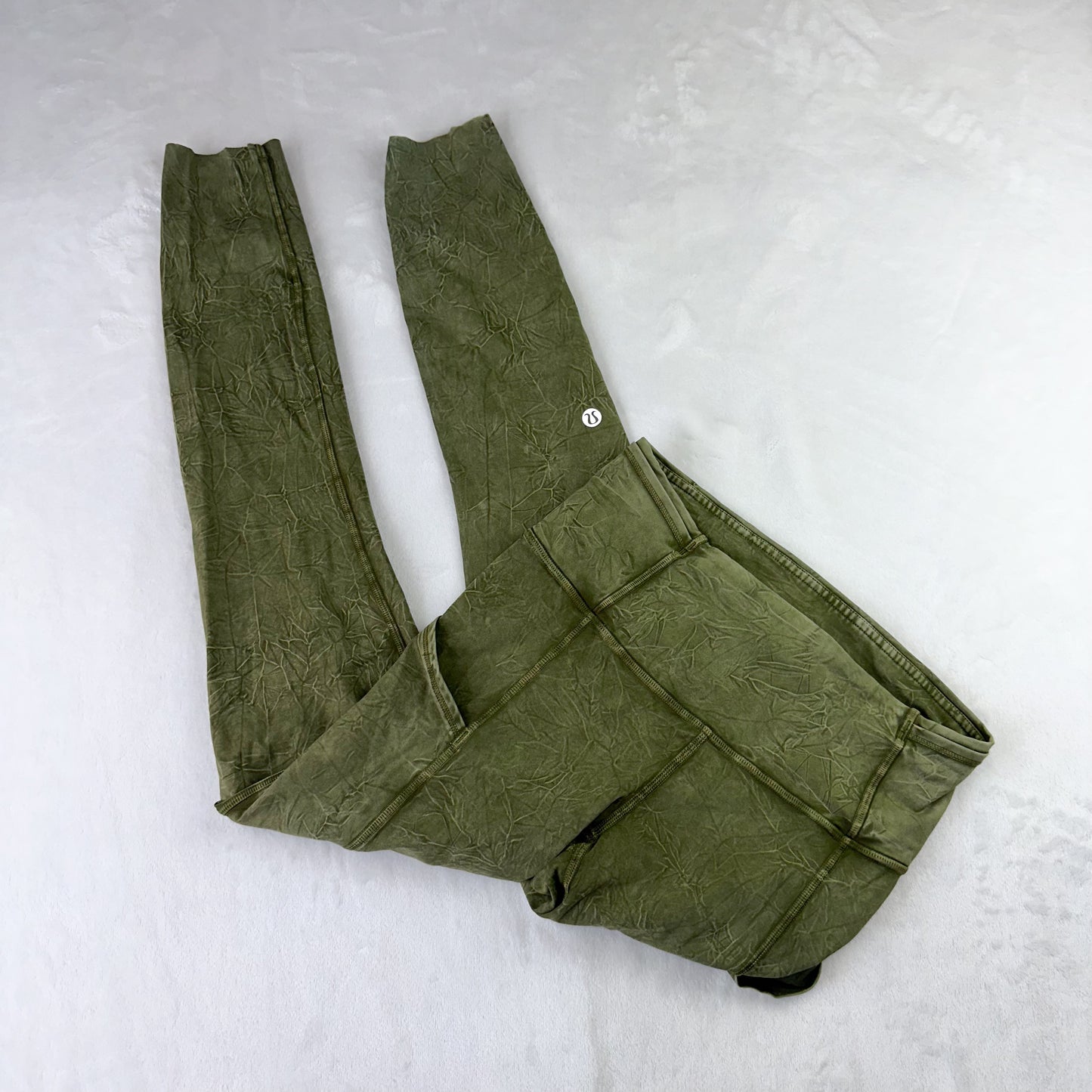 Size 4 Ice Wash Moss Green Fast & Free Legging 25”